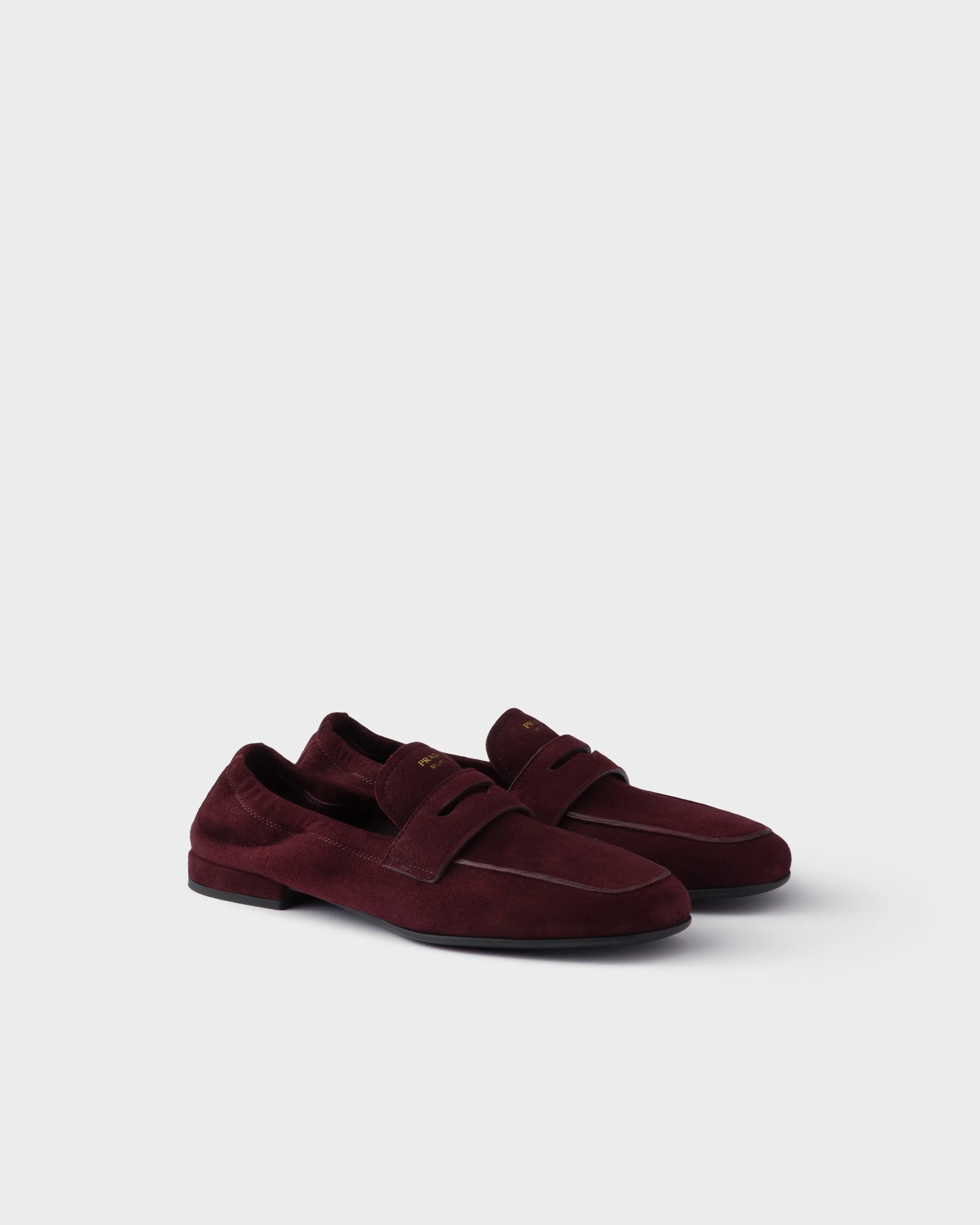 Shuffle antiqued suede loafers - 1