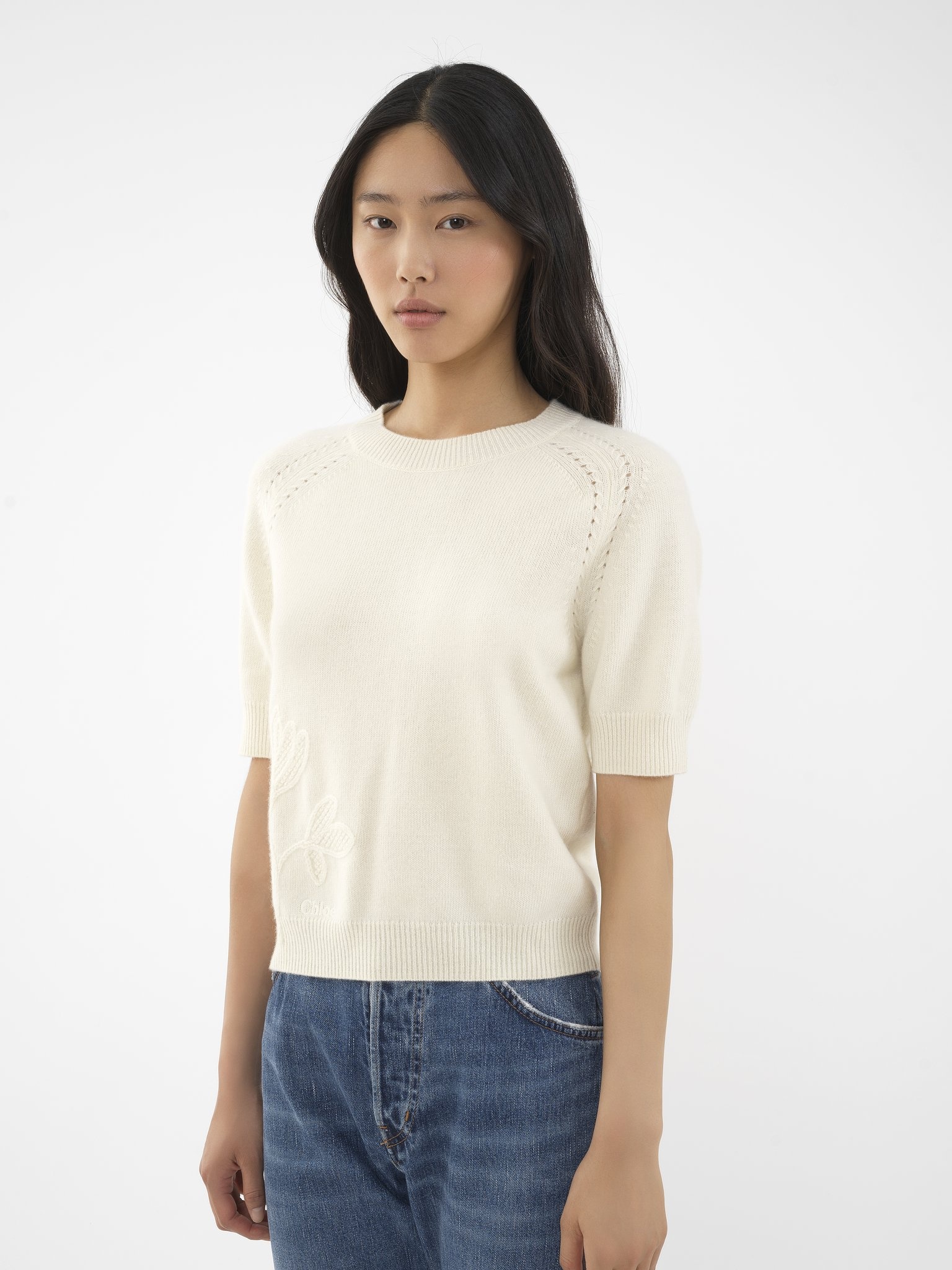 SHORT-SLEEVE SWEATER - 4