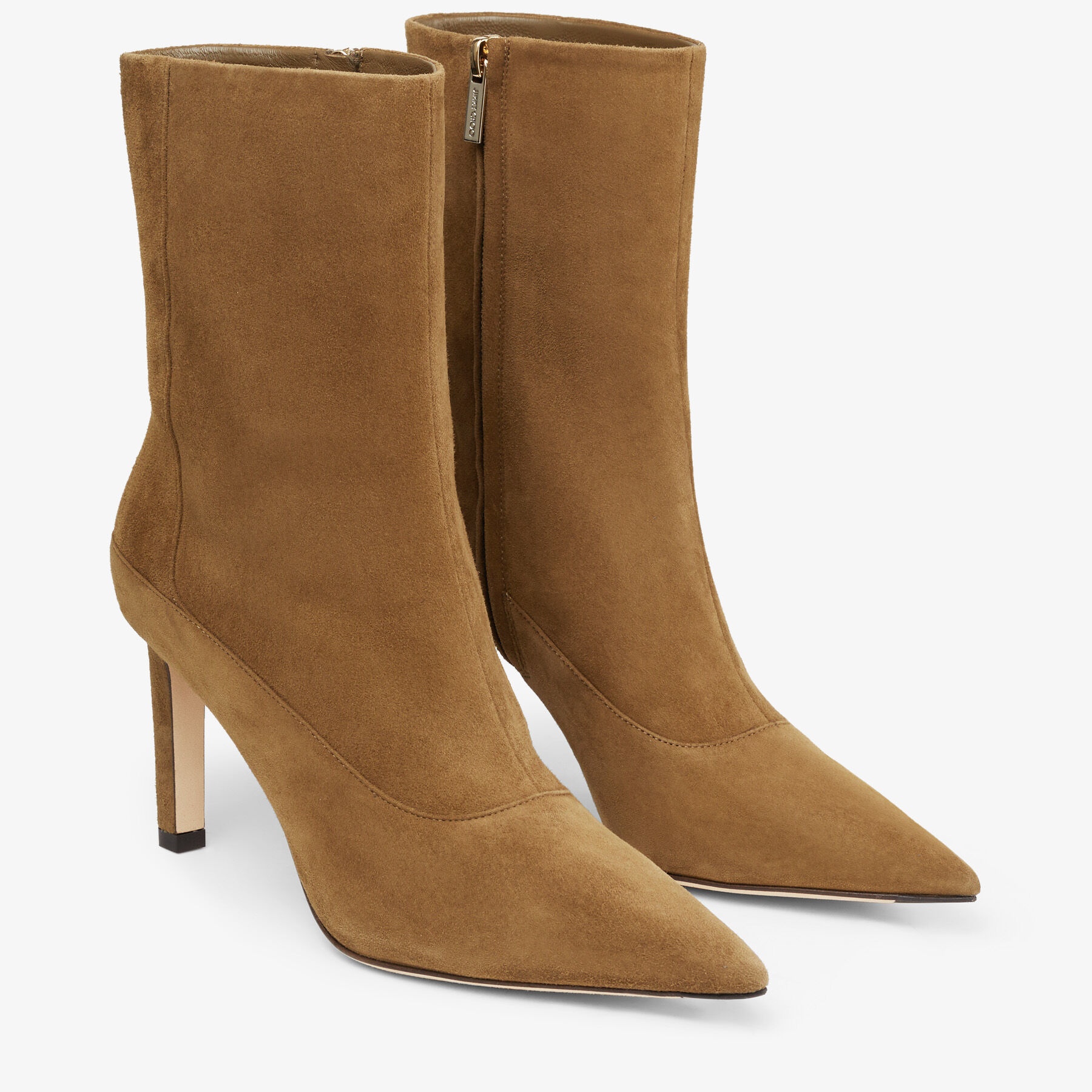 Mavie 85
Caper Green Suede Ankle Boots - 2