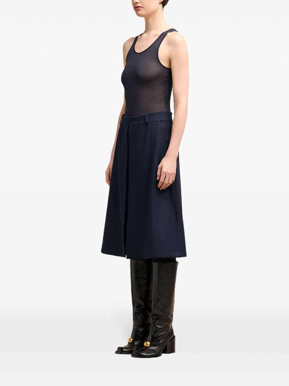 paneled knee-length shorts - 3