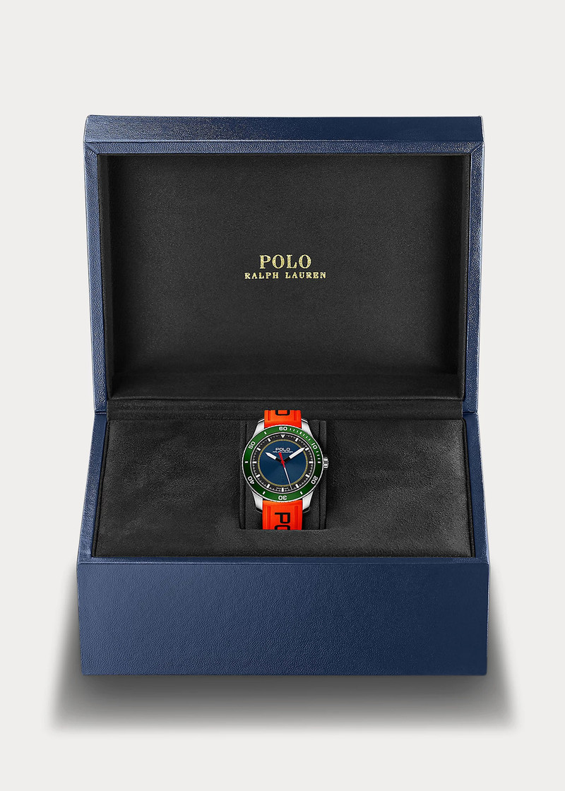 42 MM Polo Sport Steel Watch 5