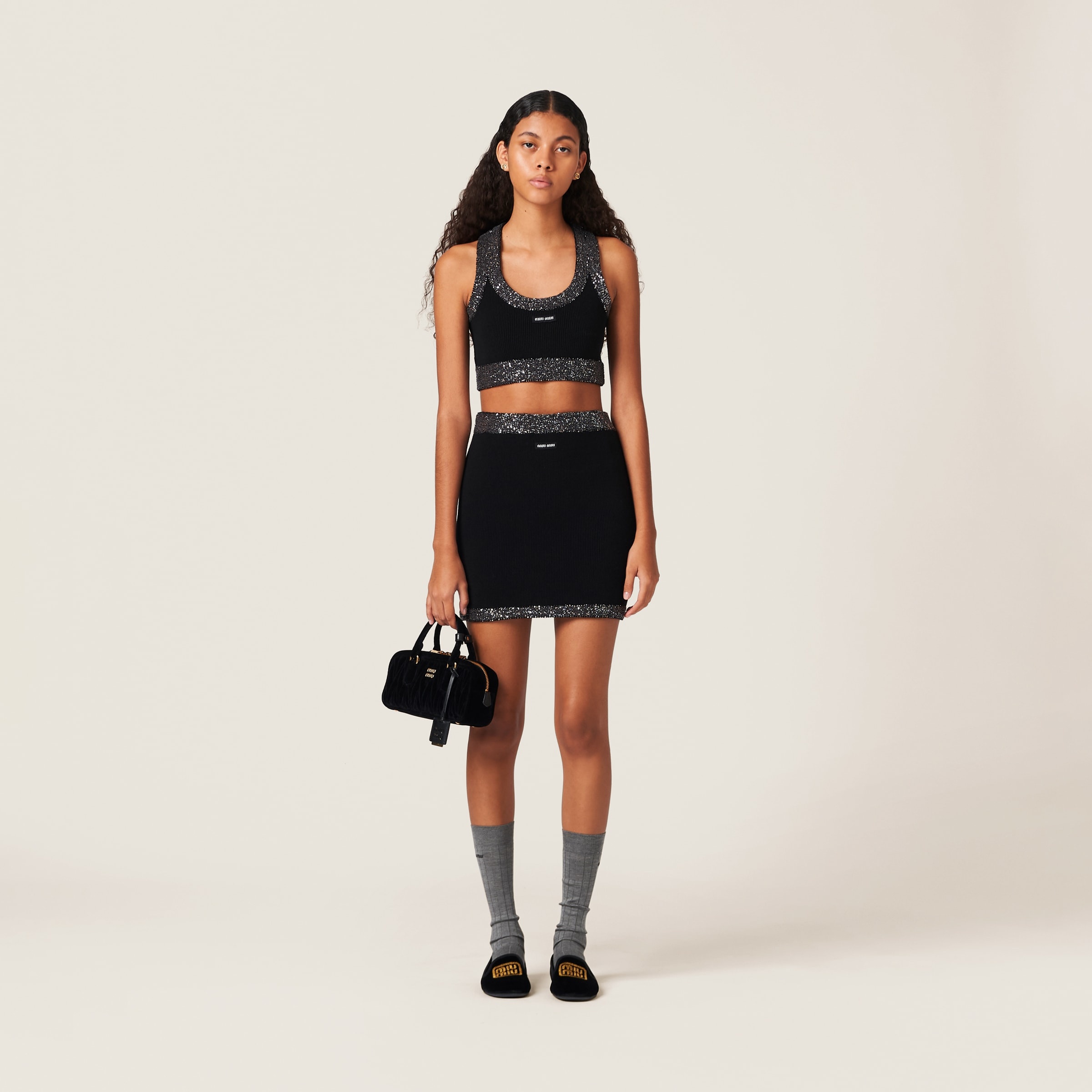 Cashmere miniskirt - 2