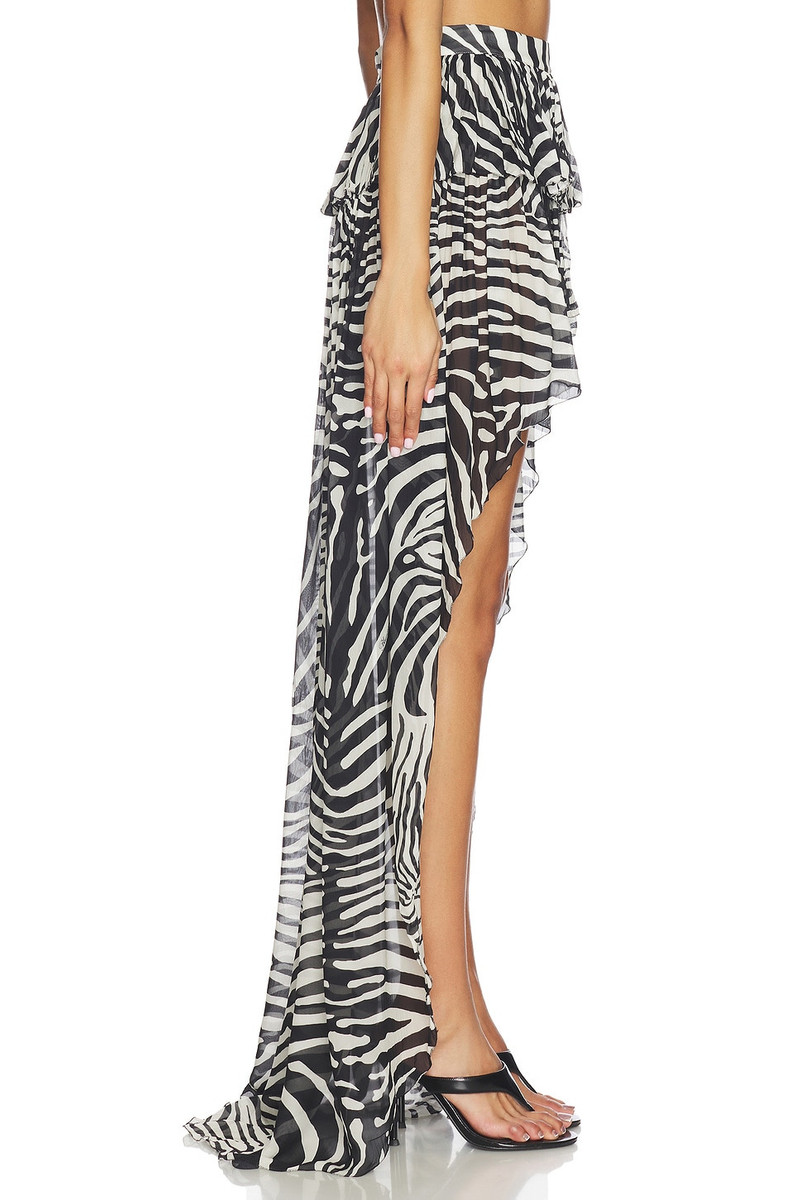 Blumarine Print Chiffon Skirt outlook