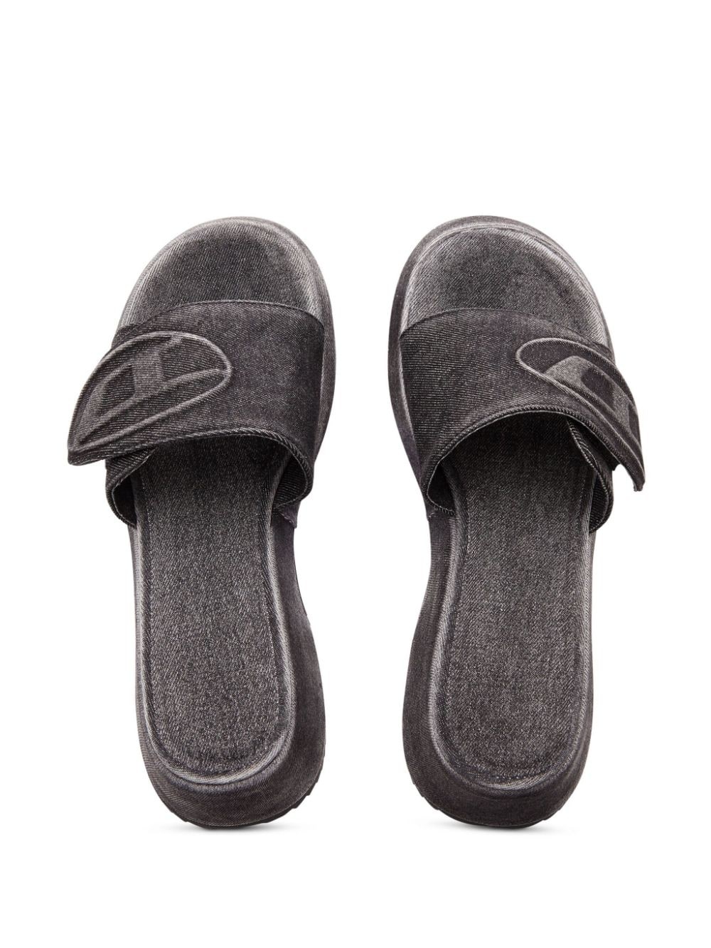 Sa-Oval D Pf W denim sandals - 4