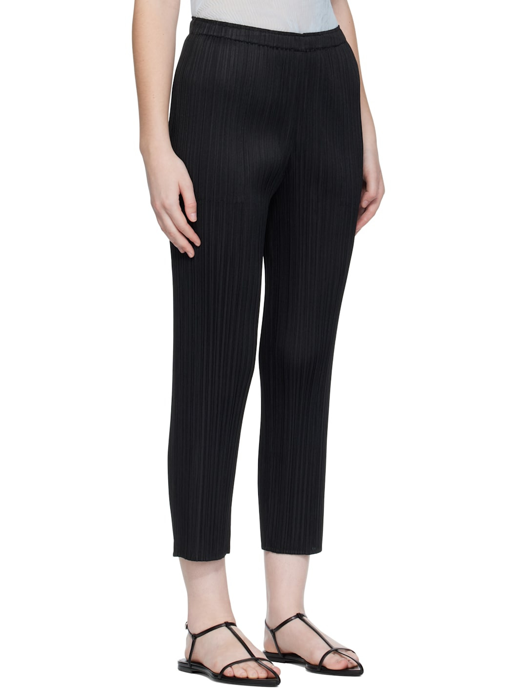 Black Lamp Shade Trousers - 2