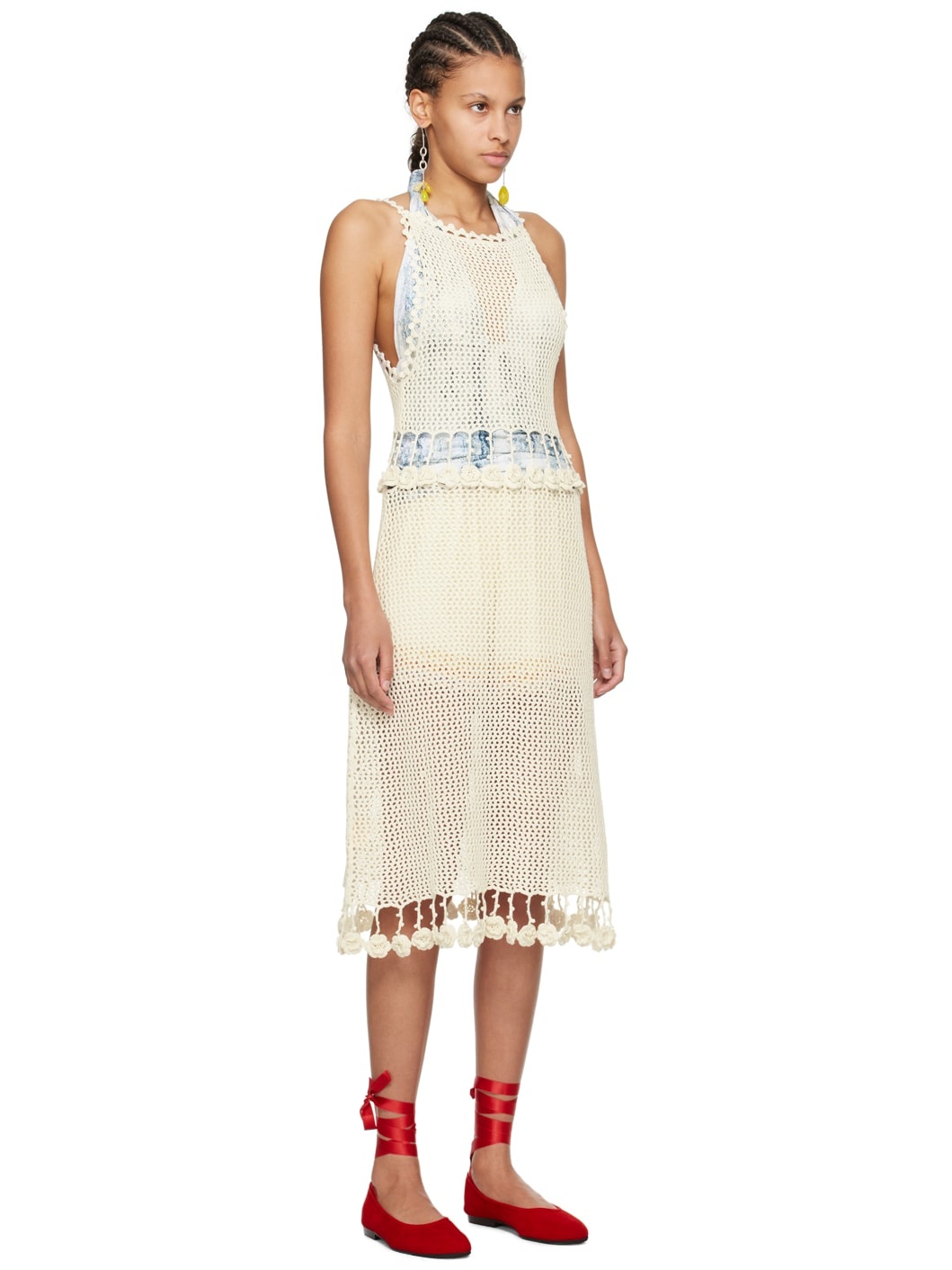 Off-White Posy Midi Dress - 2