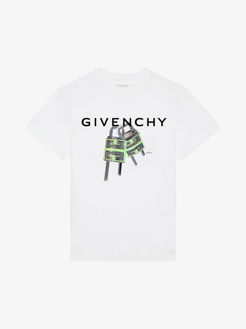 GIVENCHY 4G LOCK SLIM FIT T-SHIRT 1