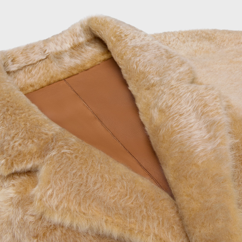 wrapped coat IN lamb shearling 4