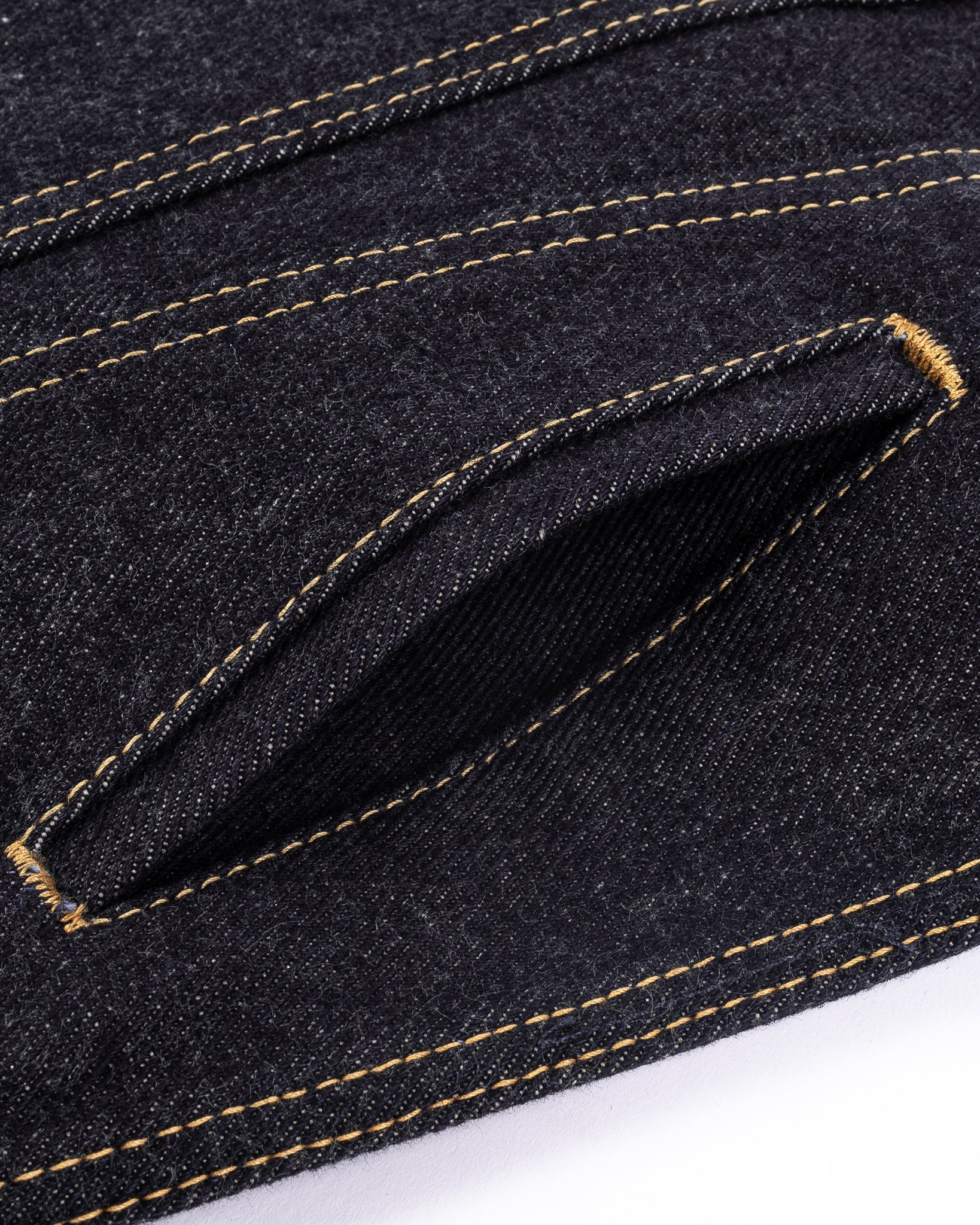 IH-526L 19oz Left-Hand Twill Selvedge Denim Type III Jacket - Indigo - 7