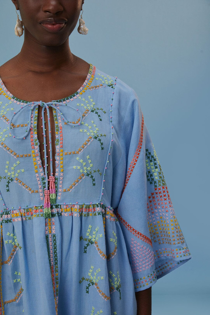 Embroidered Pineapple Cover-Up 3