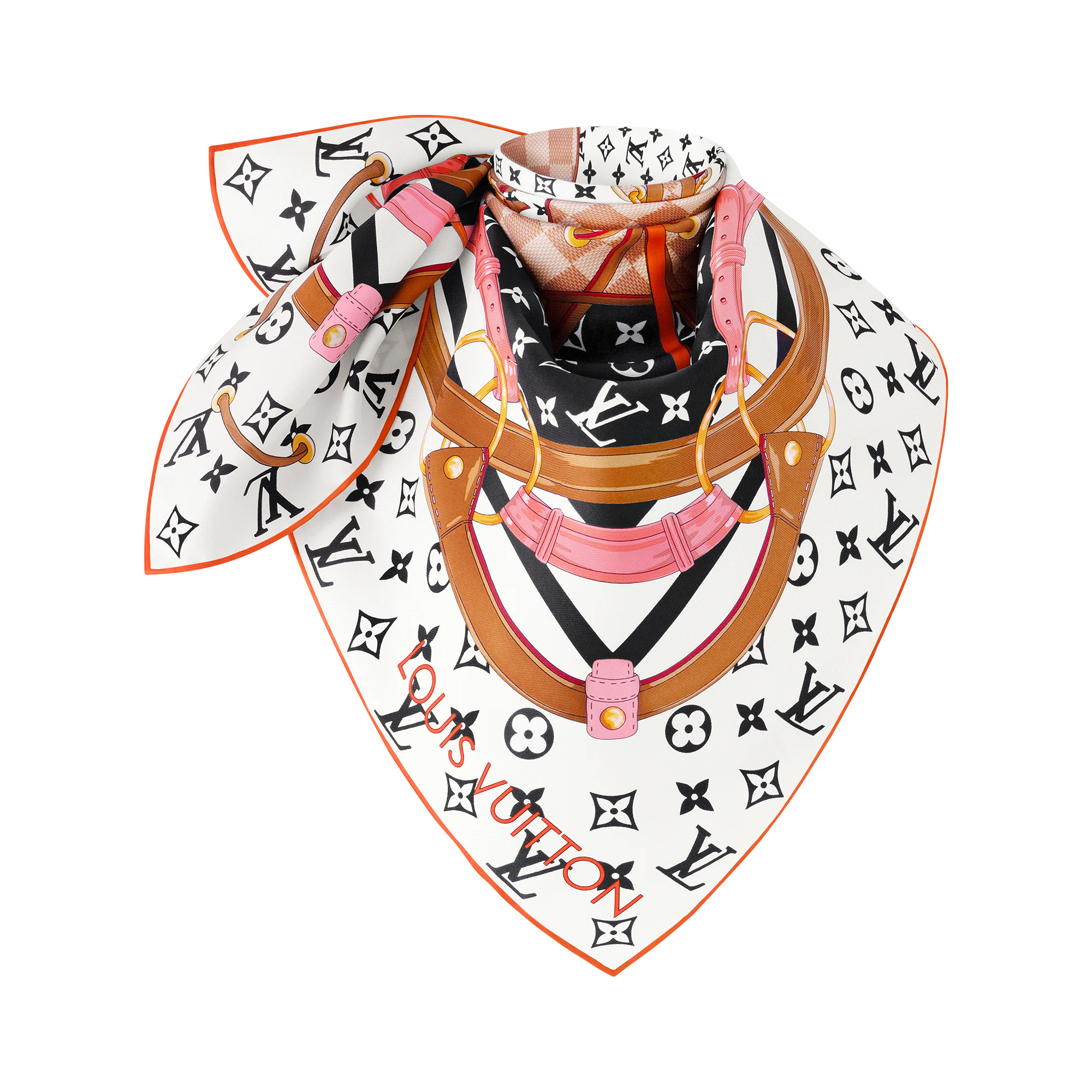 Flower And Straps Square 90 - 2