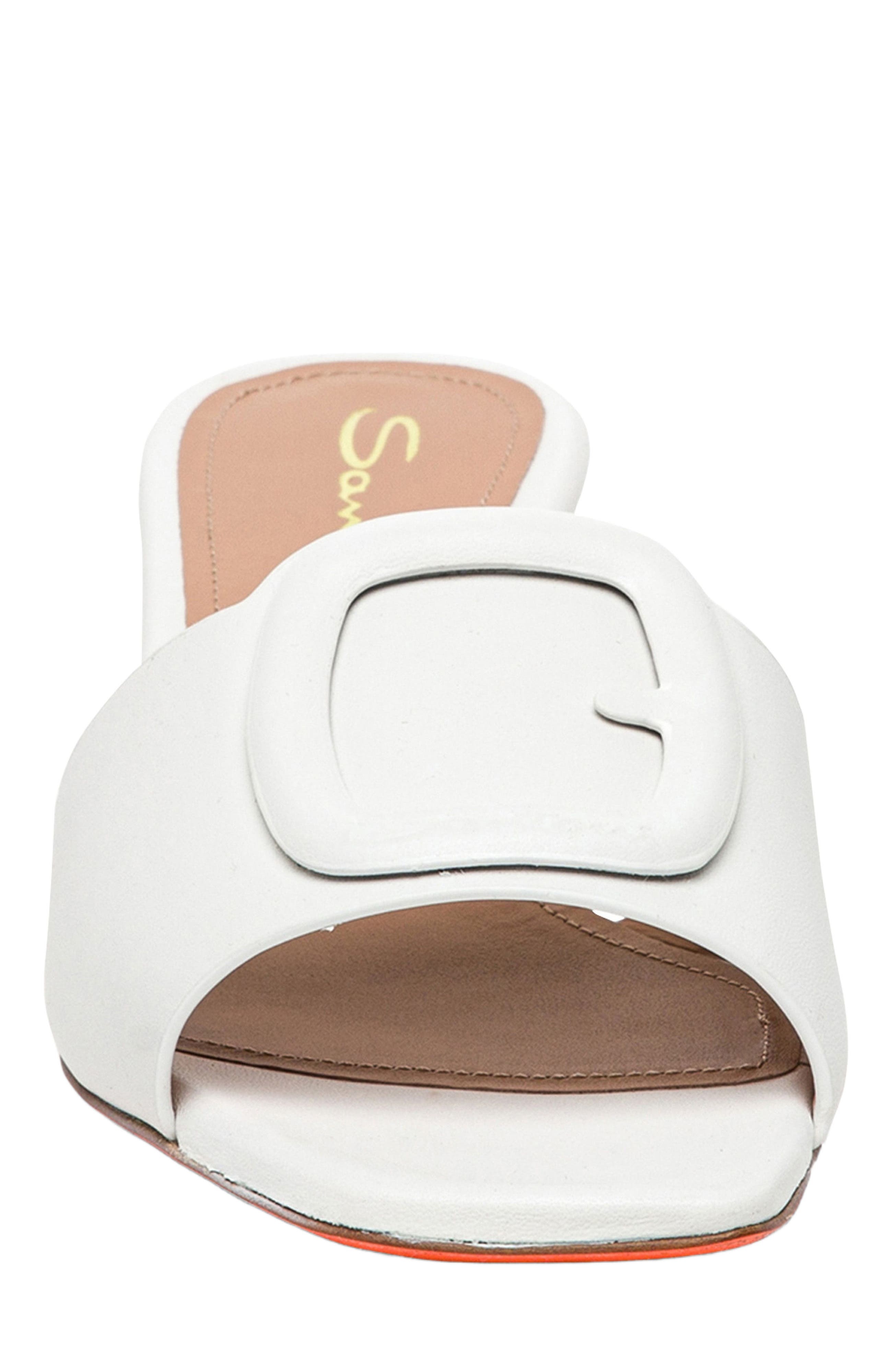 Santoni Women's mid-heel sandal in White at Nordstrom - 2