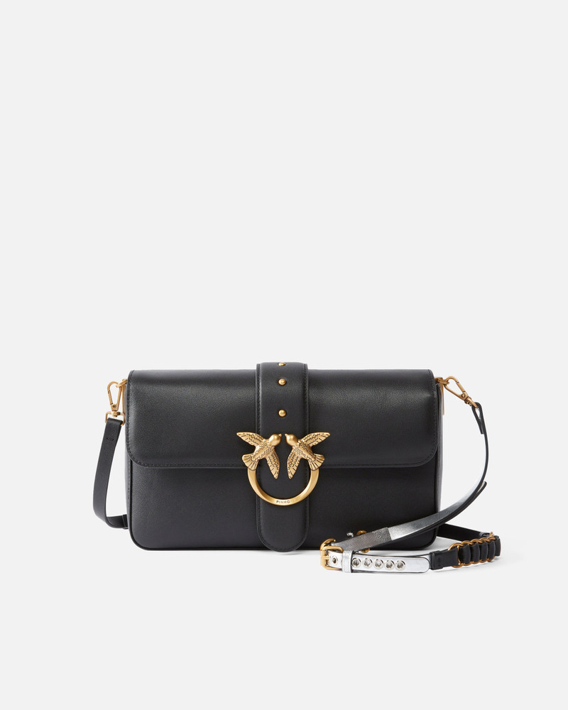 LOVE BAG ONE SLOUCHY MEDIUM HANDBAG IN LEATHER WITH STRAP 1