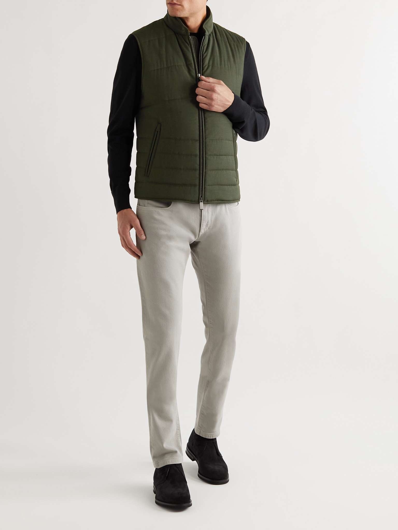 Quilted Wool Gilet - 2