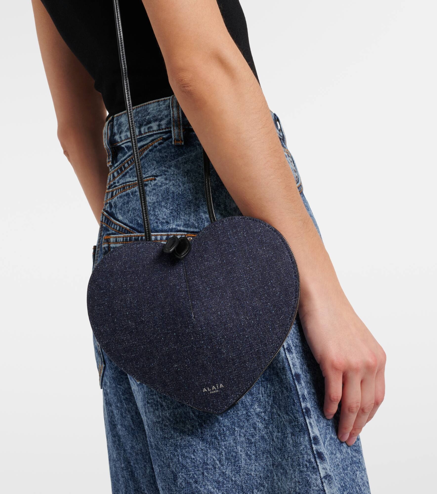 Le Cœur denim shoulder bag - 2
