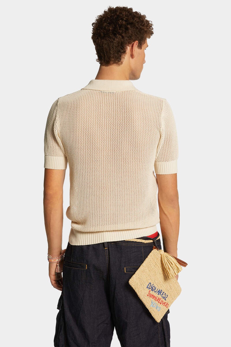SUMMER LOVERS KNIT POLO - 4