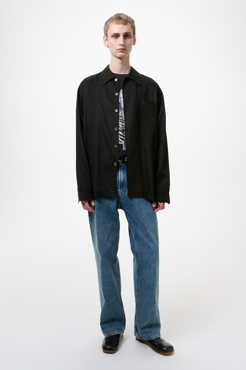 Our Legacy Every Shirt Draping Black Lyocell outlook