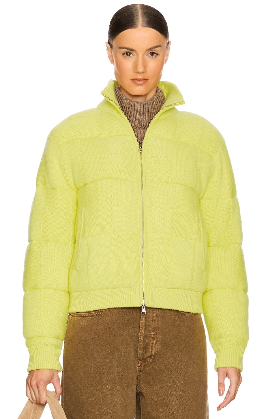 Quilted Cashmere Blend Puffer Jacket - 2