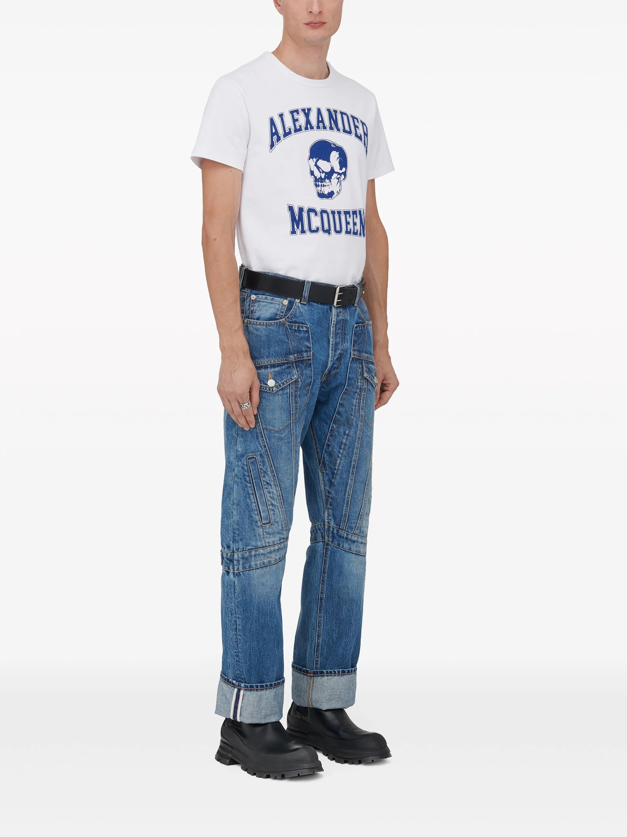 MID-RISE STRAIGHT-LEG JEANS - 4
