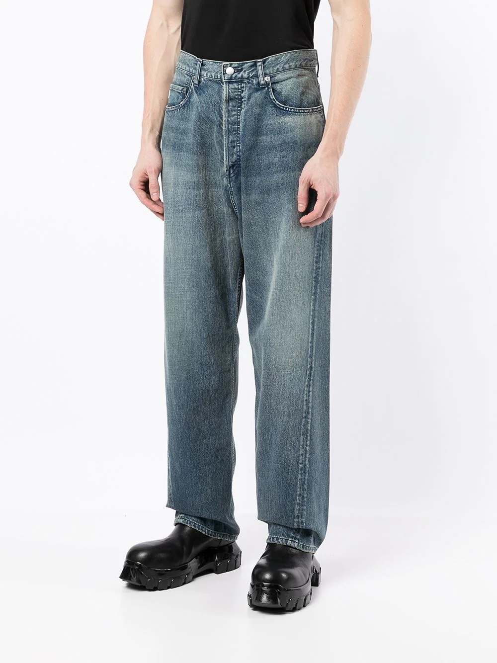 oversize denim pants - 3