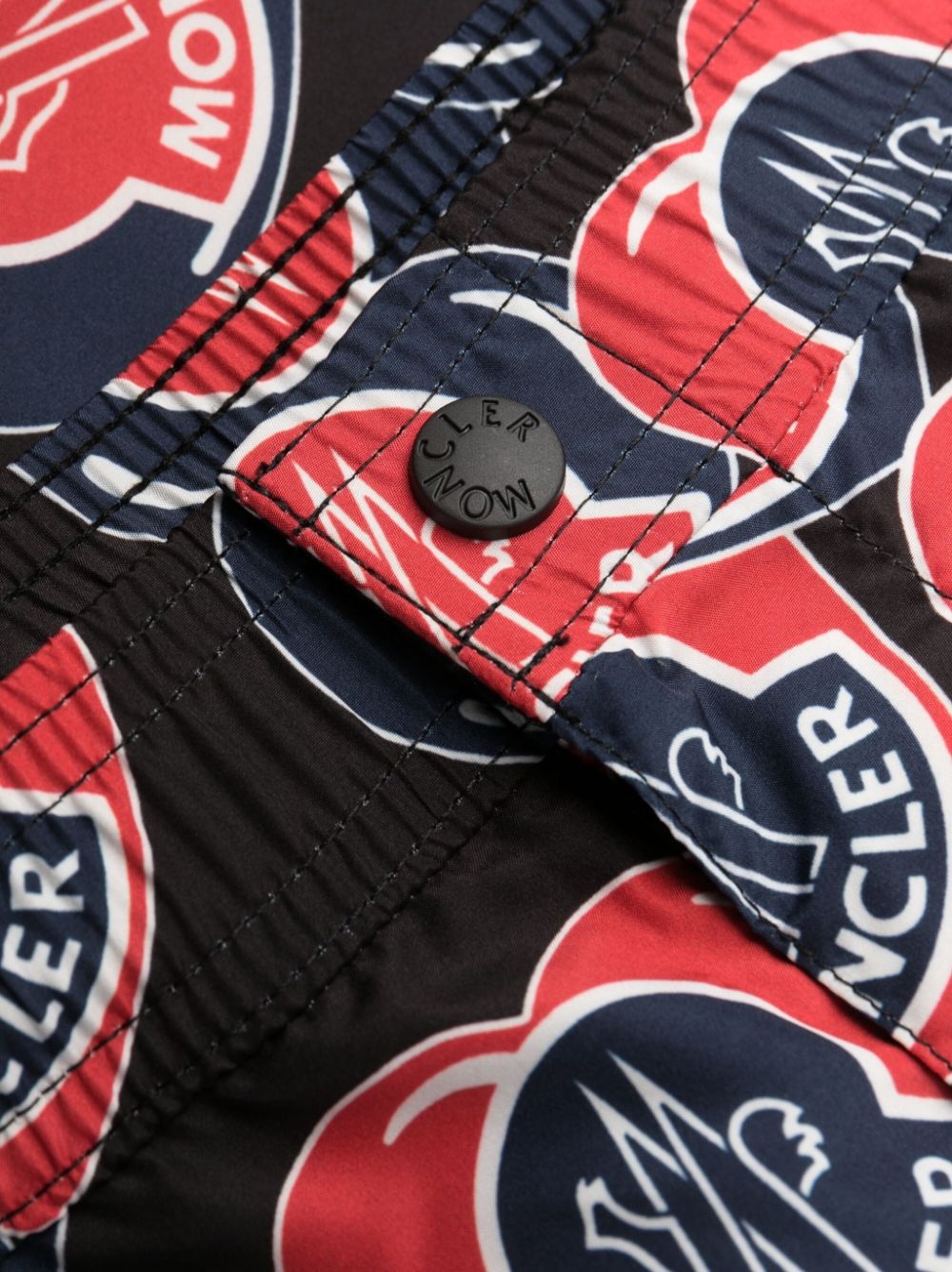 logo-print swim shorts - 3