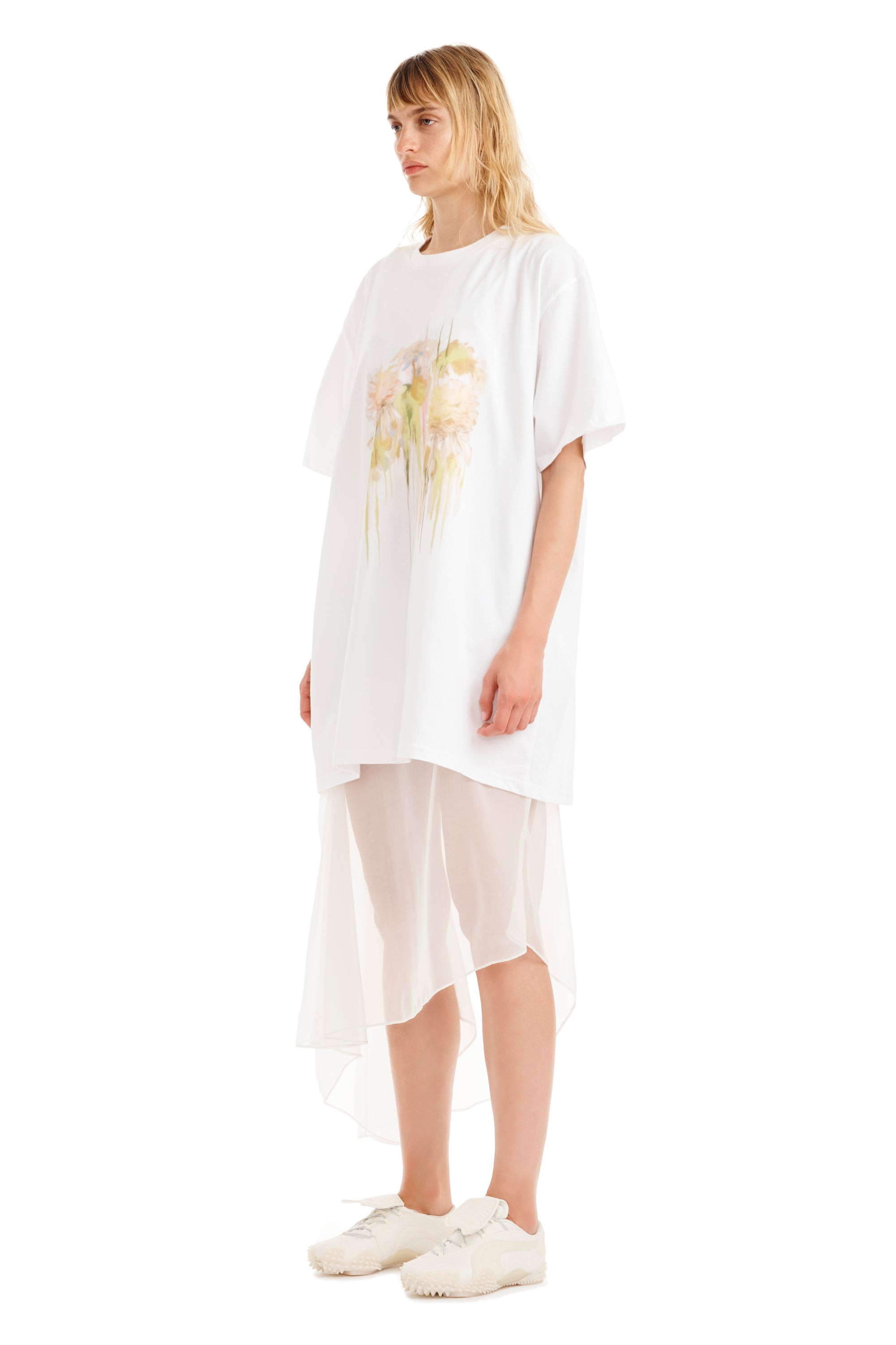 FLOWER DRIP GRAPHIC TEE - 5