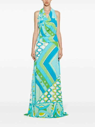 PUCCI Vivara-print maxi skirt outlook