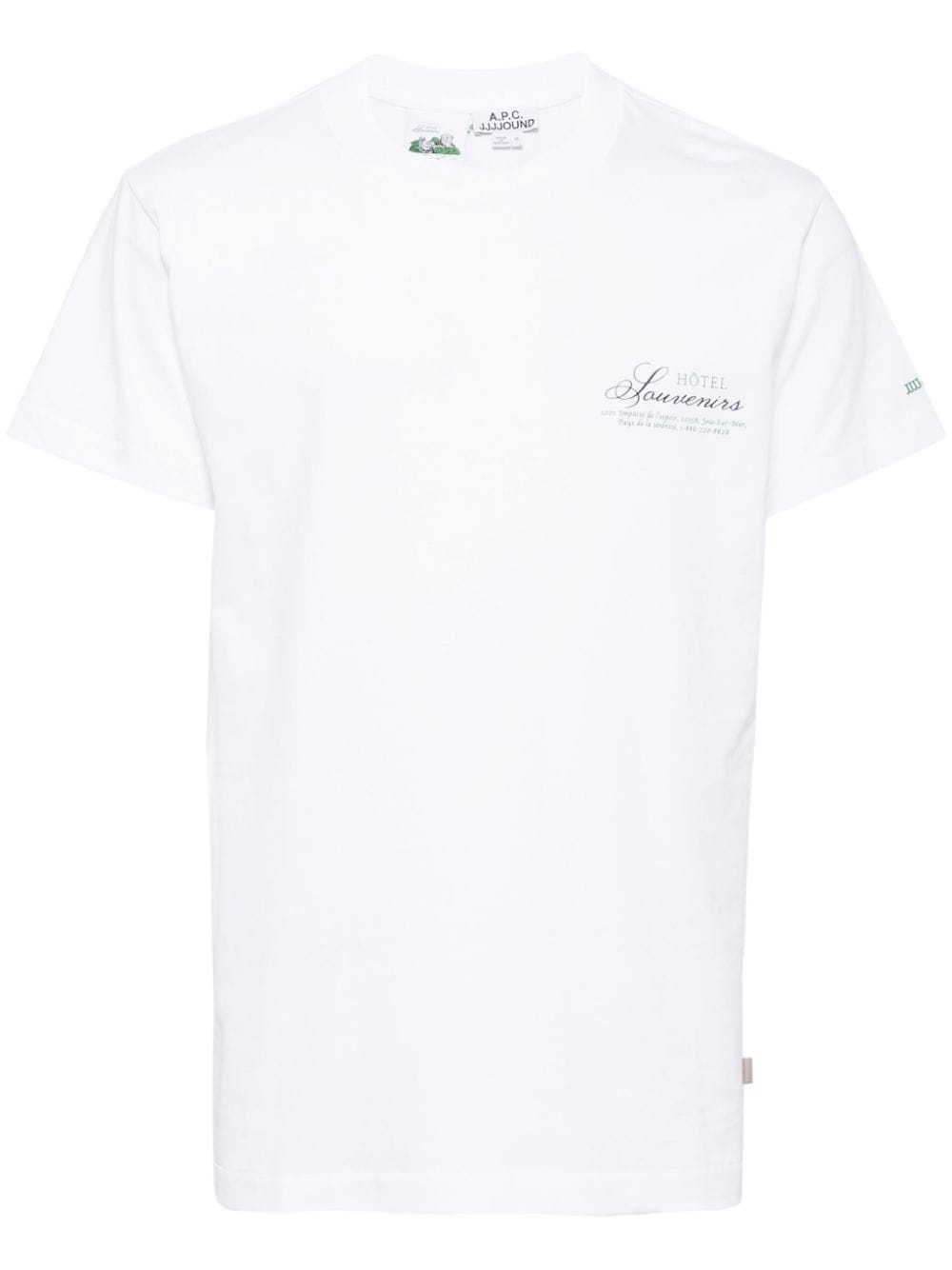 X JJJJound graphic-print cotton T-shirt - 1