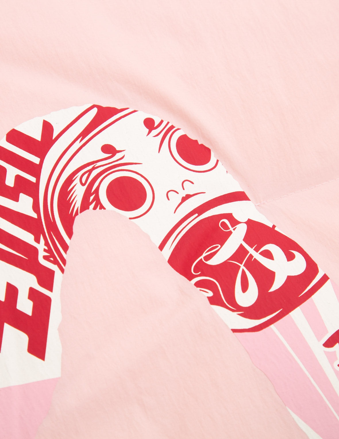 Kokeshi Daruma Daicock Print Down Jacket - 16