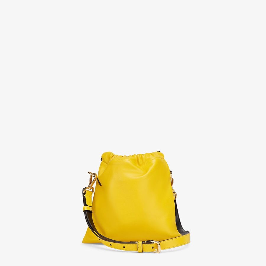 Yellow nappa leather bag - 3