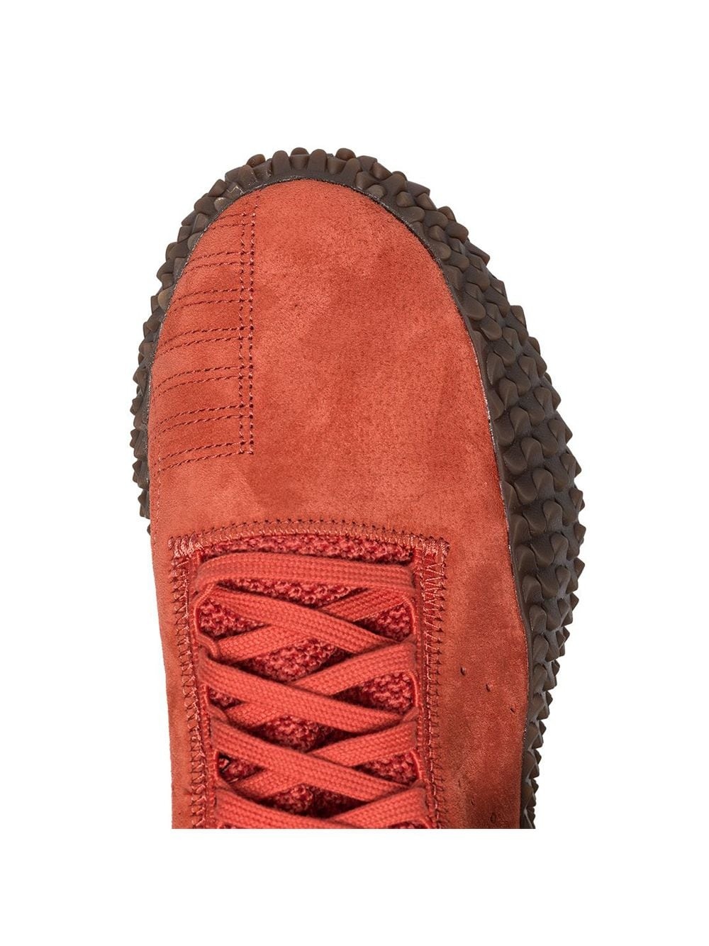 orange Kamanda 01 suede low-top sneakers - 4