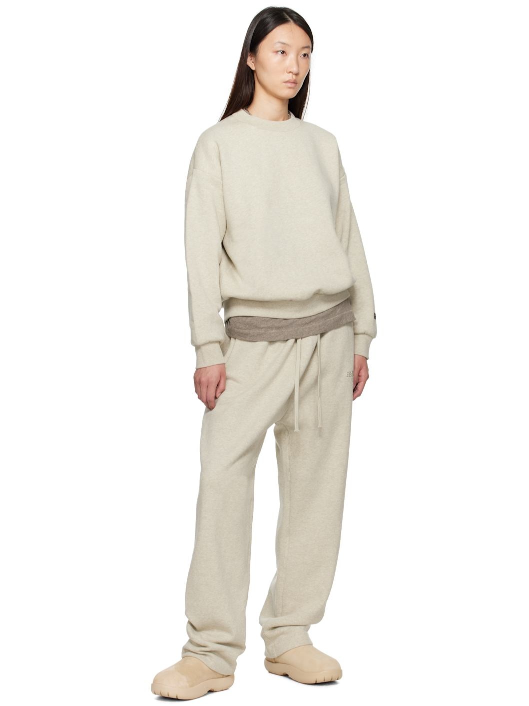 Beige Classic Sweatpants - 4