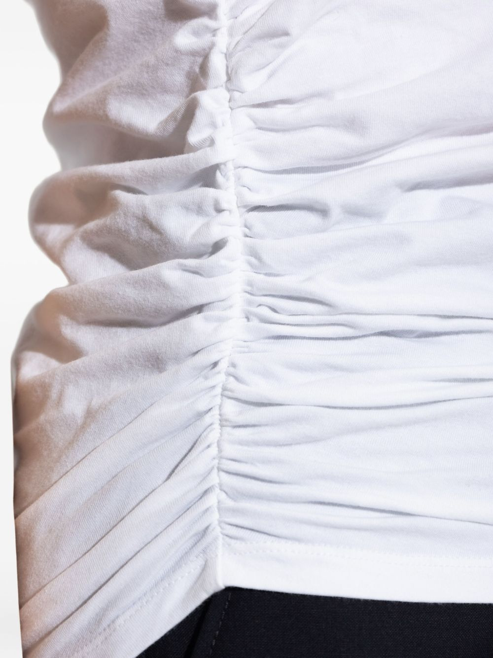 ruched-detail short-sleeve T-shirt - 5