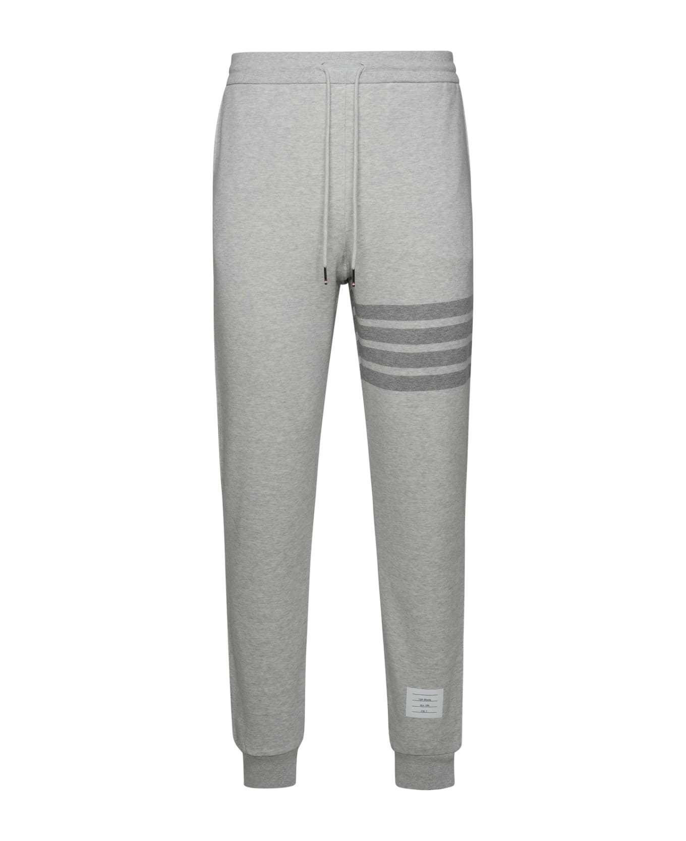 Grey Cotton Joggers - 1