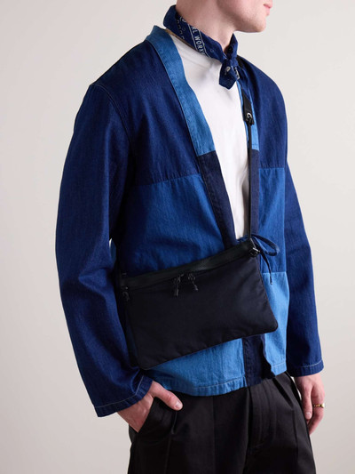 Blue Blue Japan Webbing-Trimmed Cotton-Blend Canvas Messenger Bag outlook