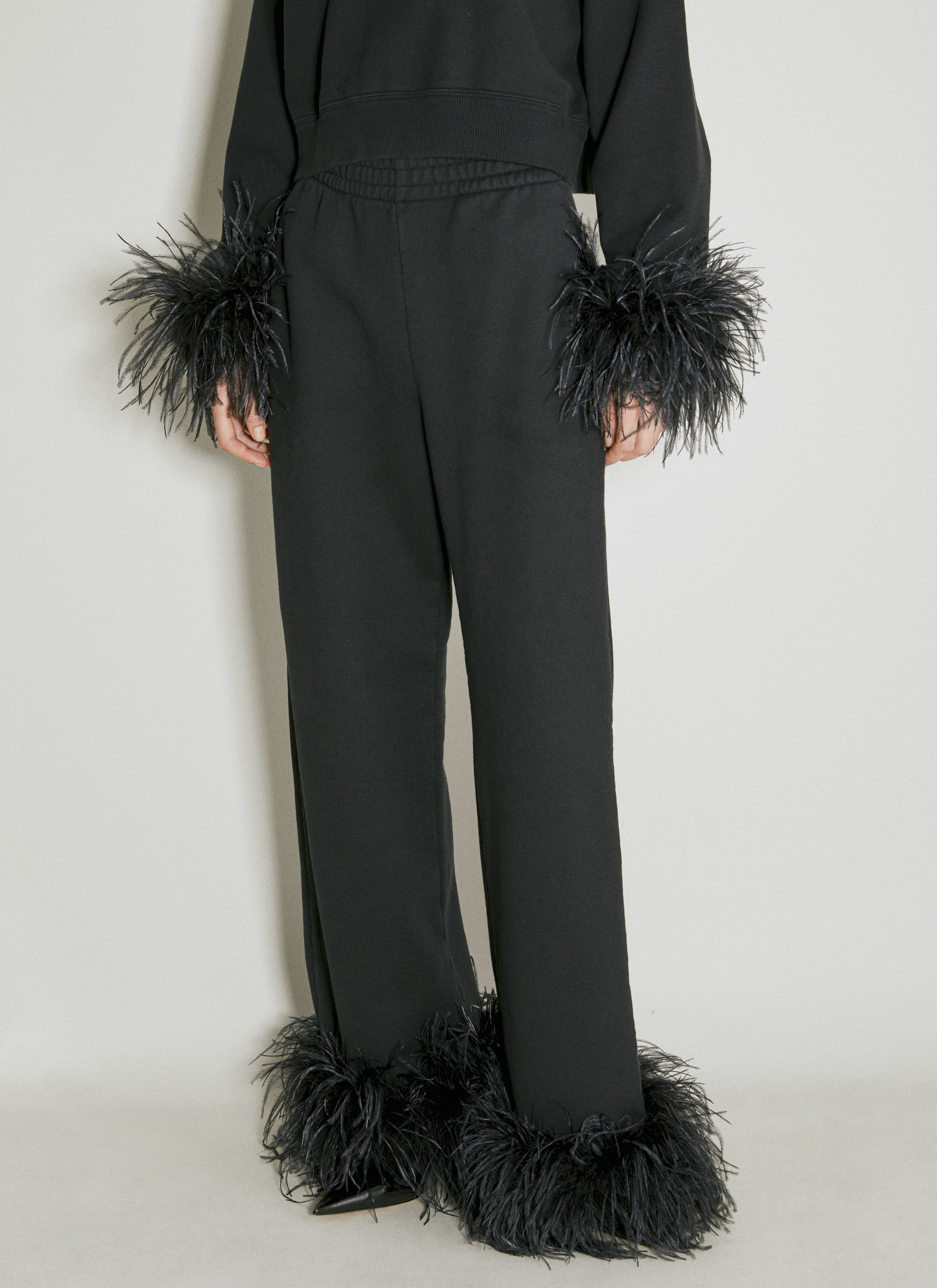 Prada Women Feather Cuffs Track Pants - 4