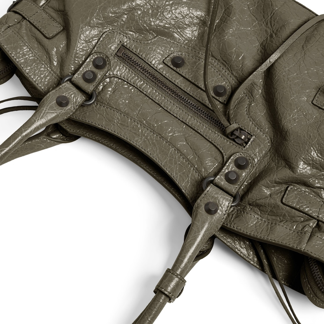 Women's Le City Bag East-west in Army Green - 5