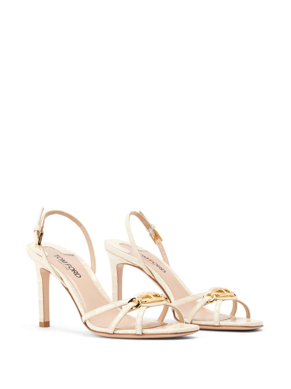 85mm Mid Heel Sandals - 2
