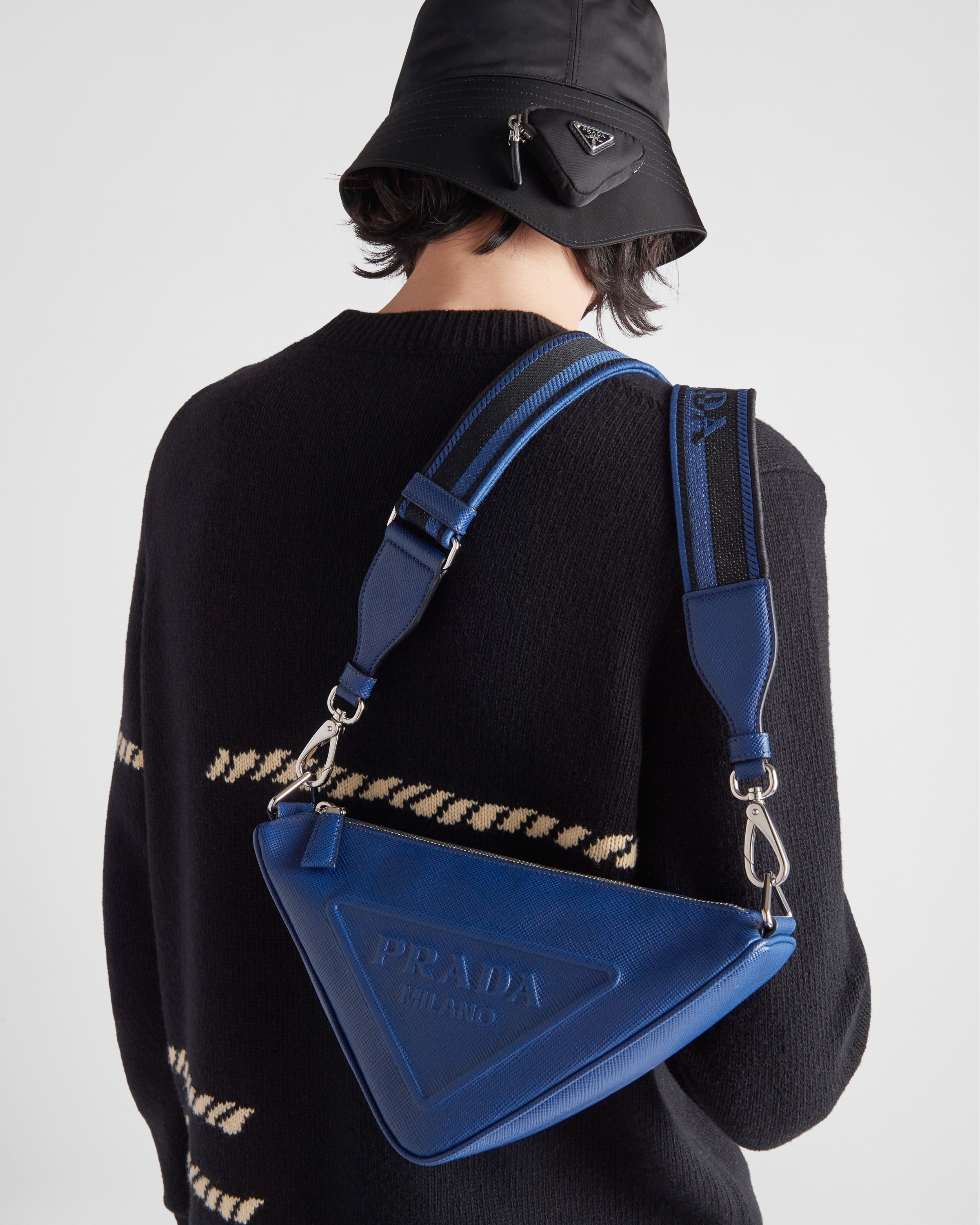Saffiano Prada Triangle bag - 7