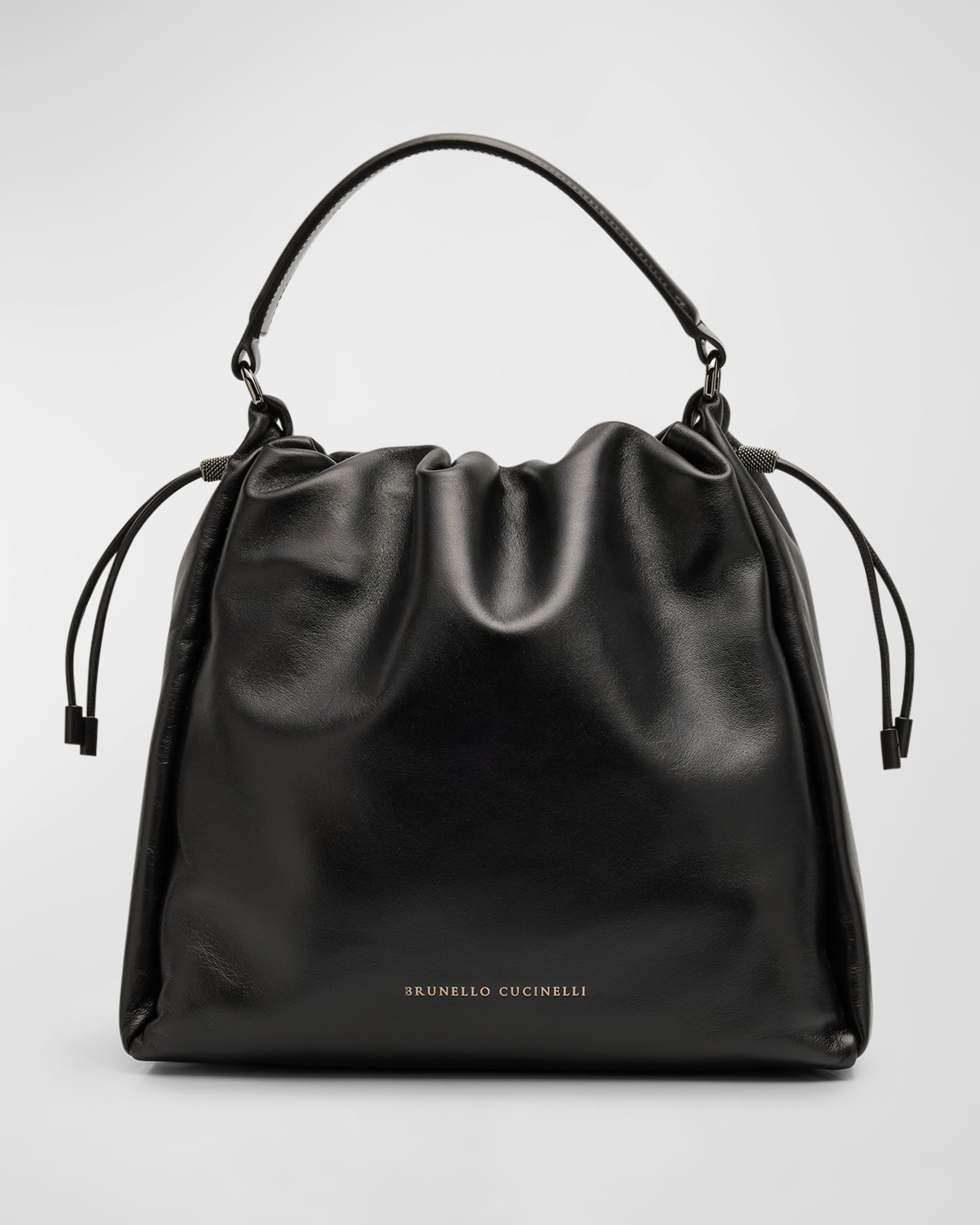 Medium Lambskin Top-Handle Bag - 1