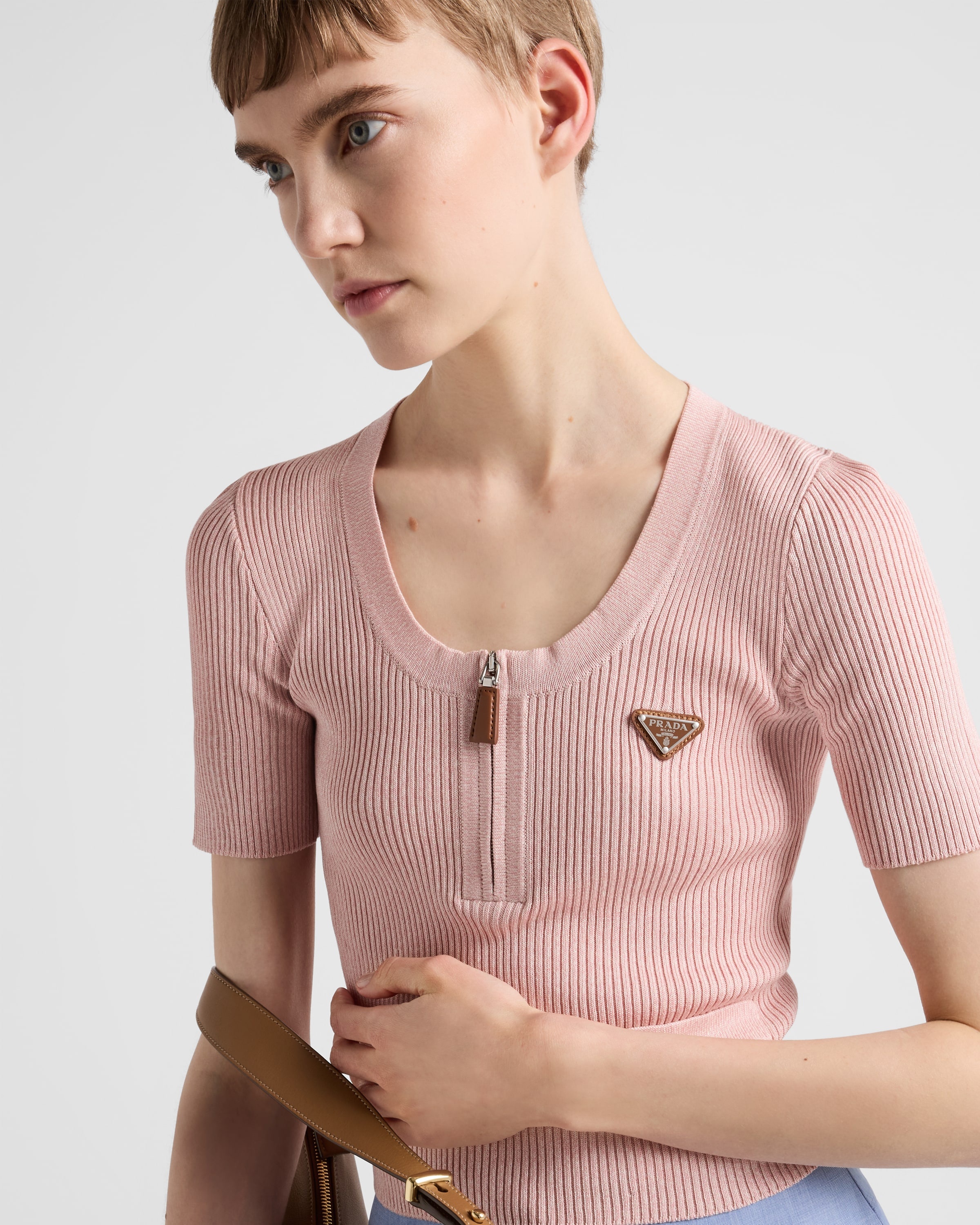 Ribbed cotton sweater - 4