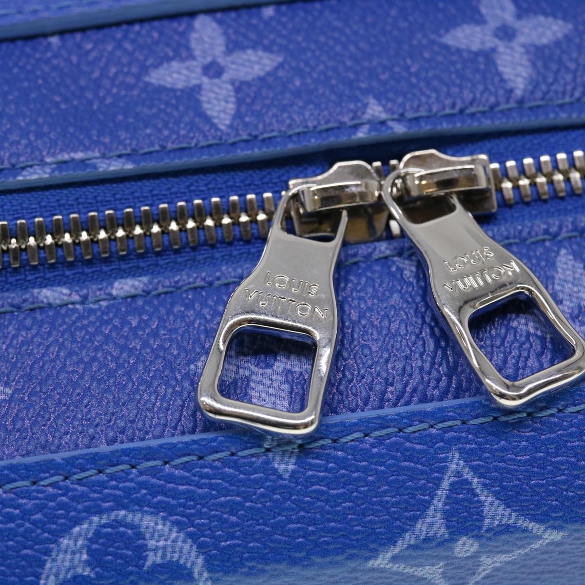 LOUIS VUITTON Monogram Clouds Soft Trunk Shoulder Bag Blue M45430 - 8