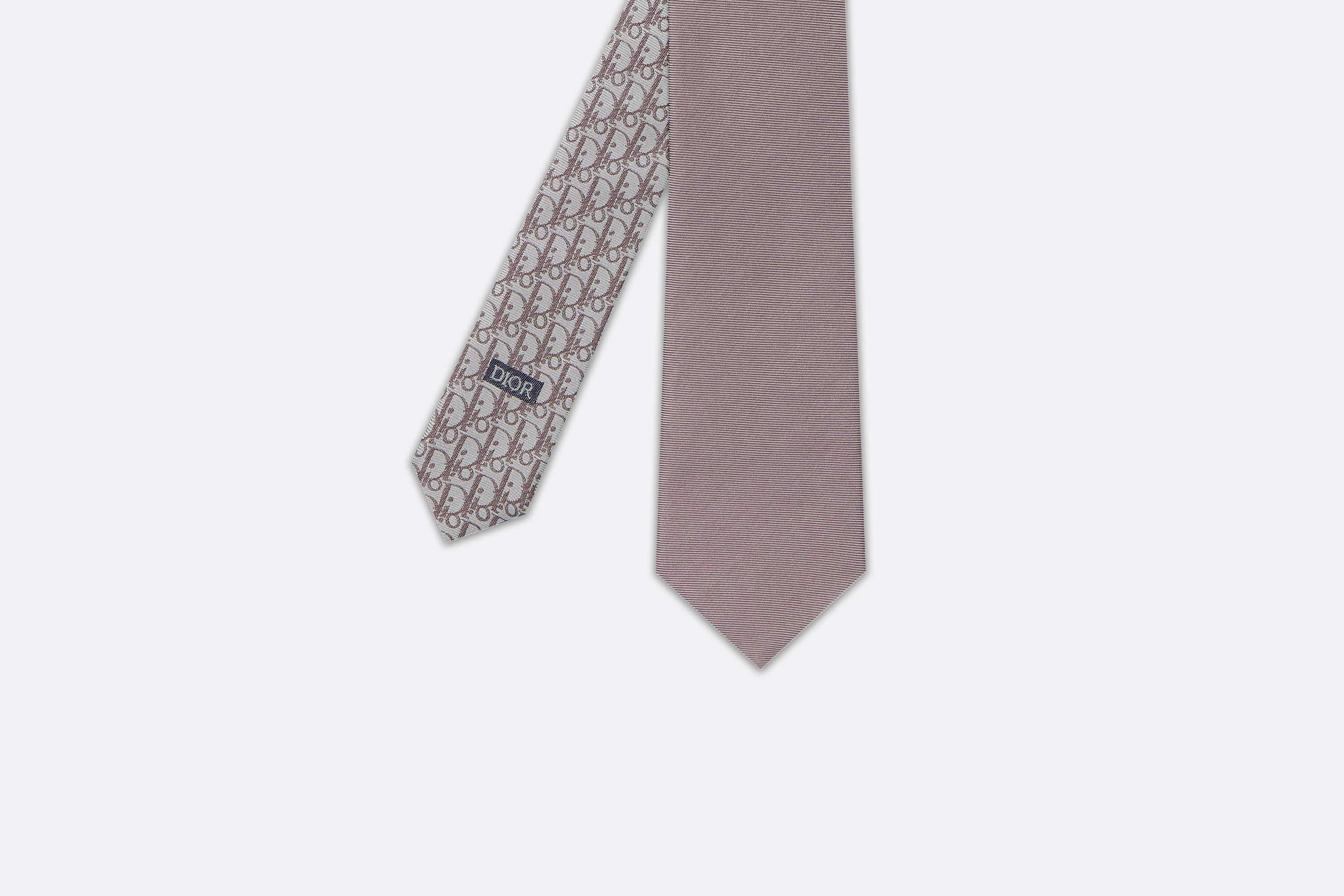 Striped Dior Oblique Tie - 2