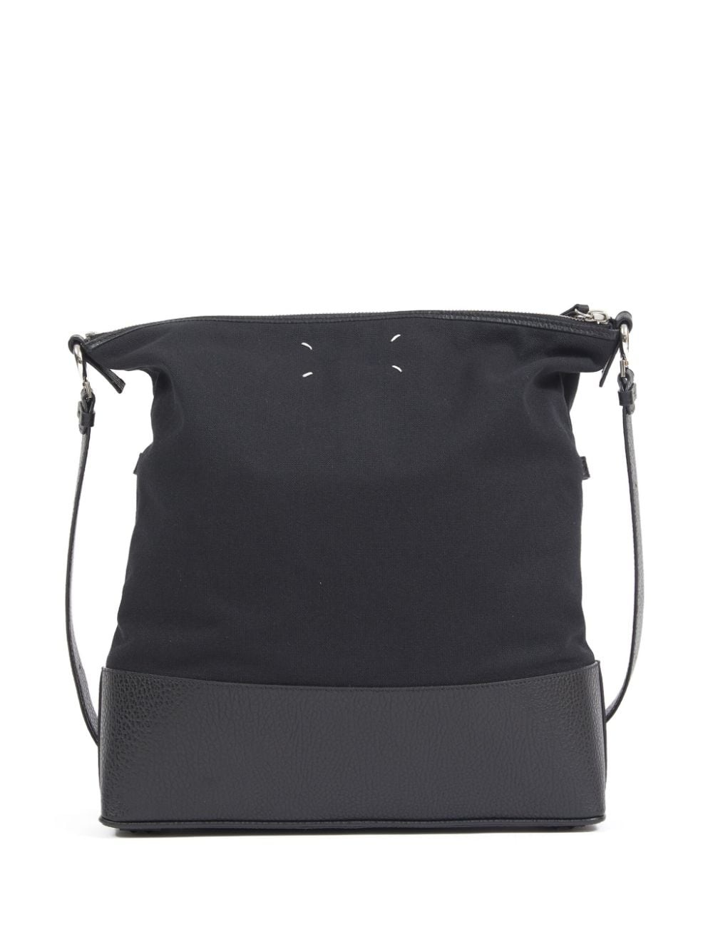 numbers-motif messenger bag - 4