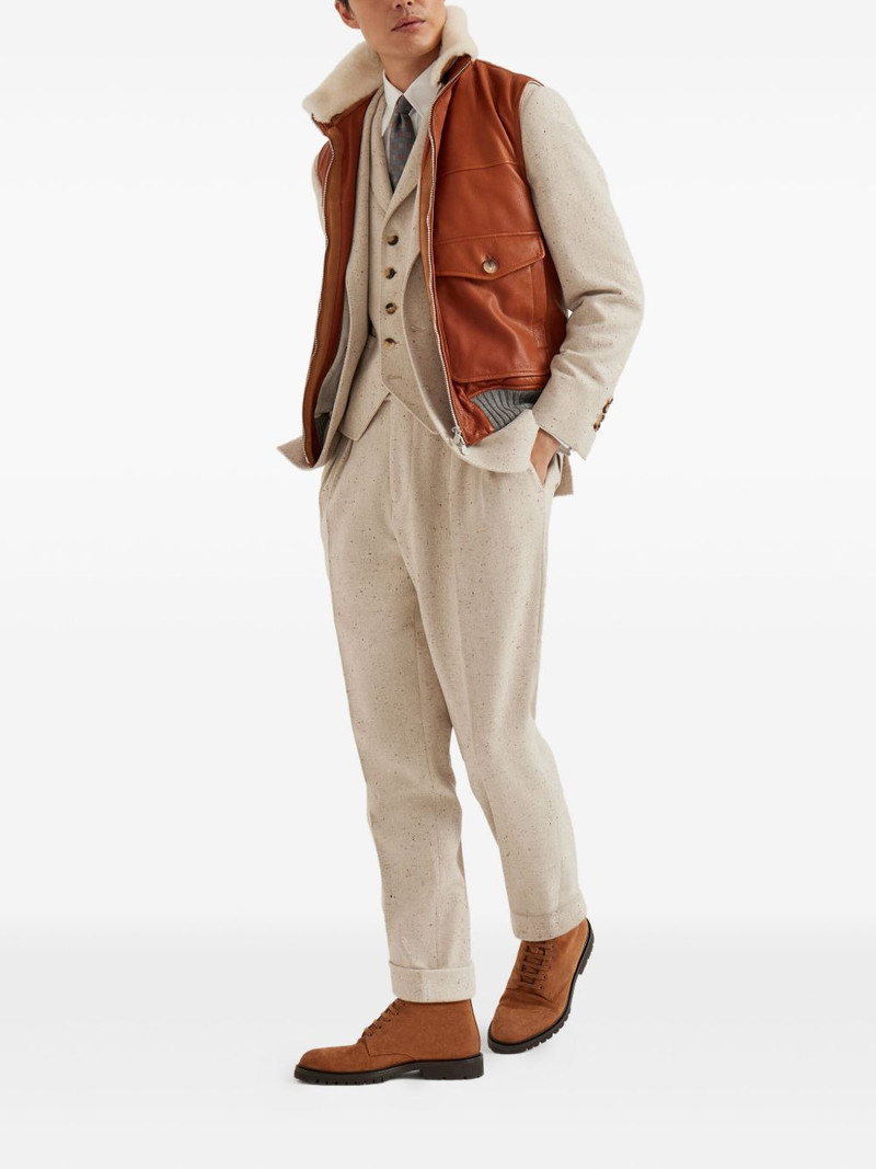 Brunello Cucinelli button-fastening waistcoat outlook