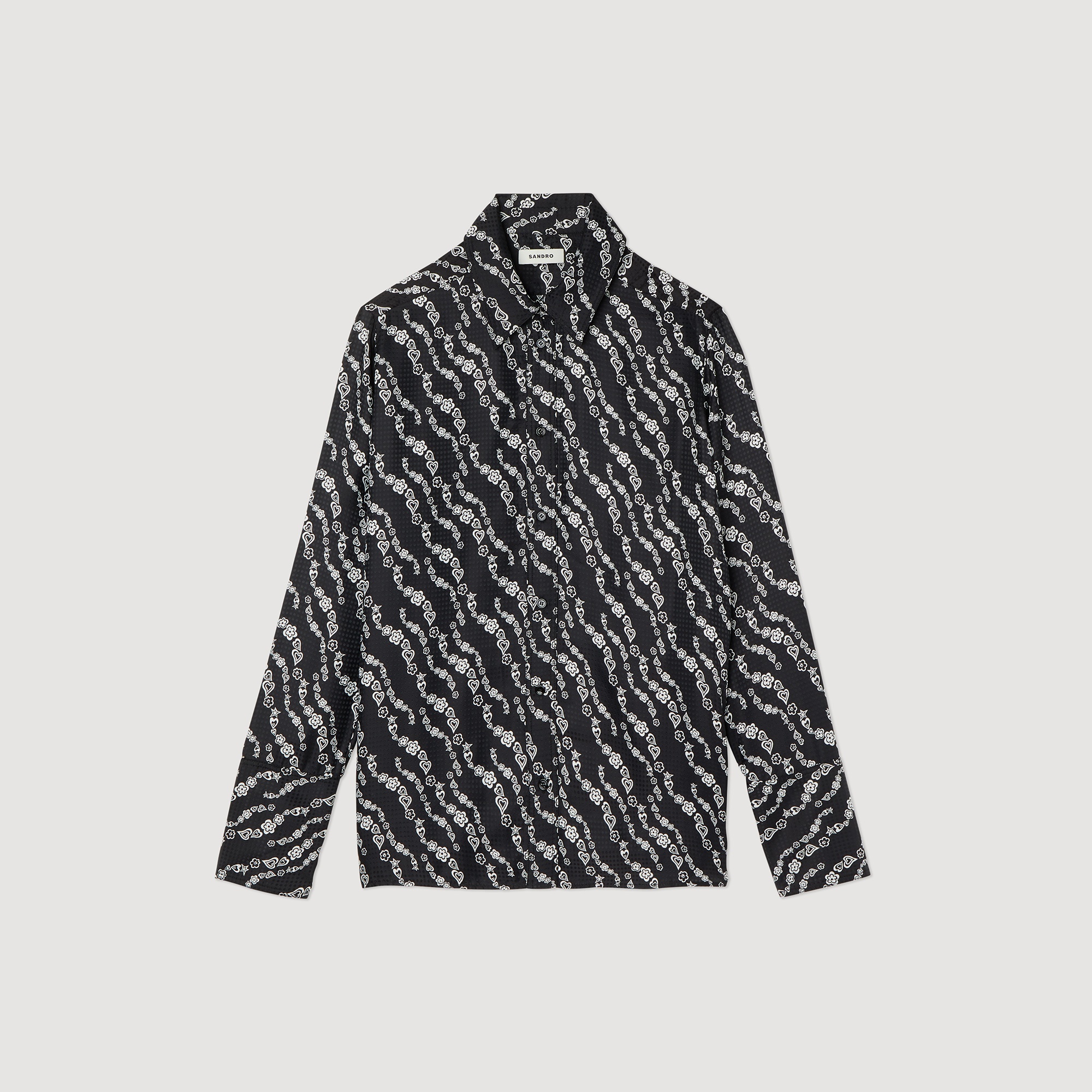 Printed flowing shirt - 1