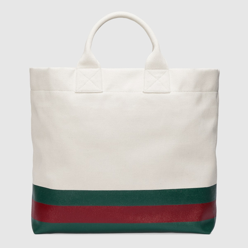 Canvas tote bag with embossed detail 5