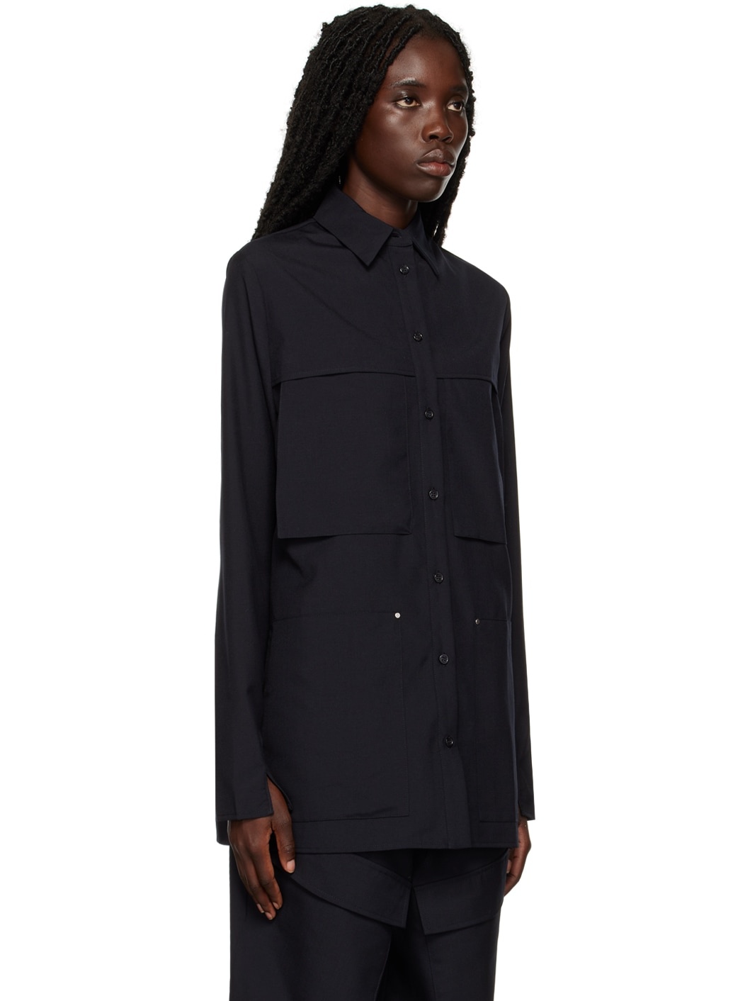 Navy Herb Shirt - 2