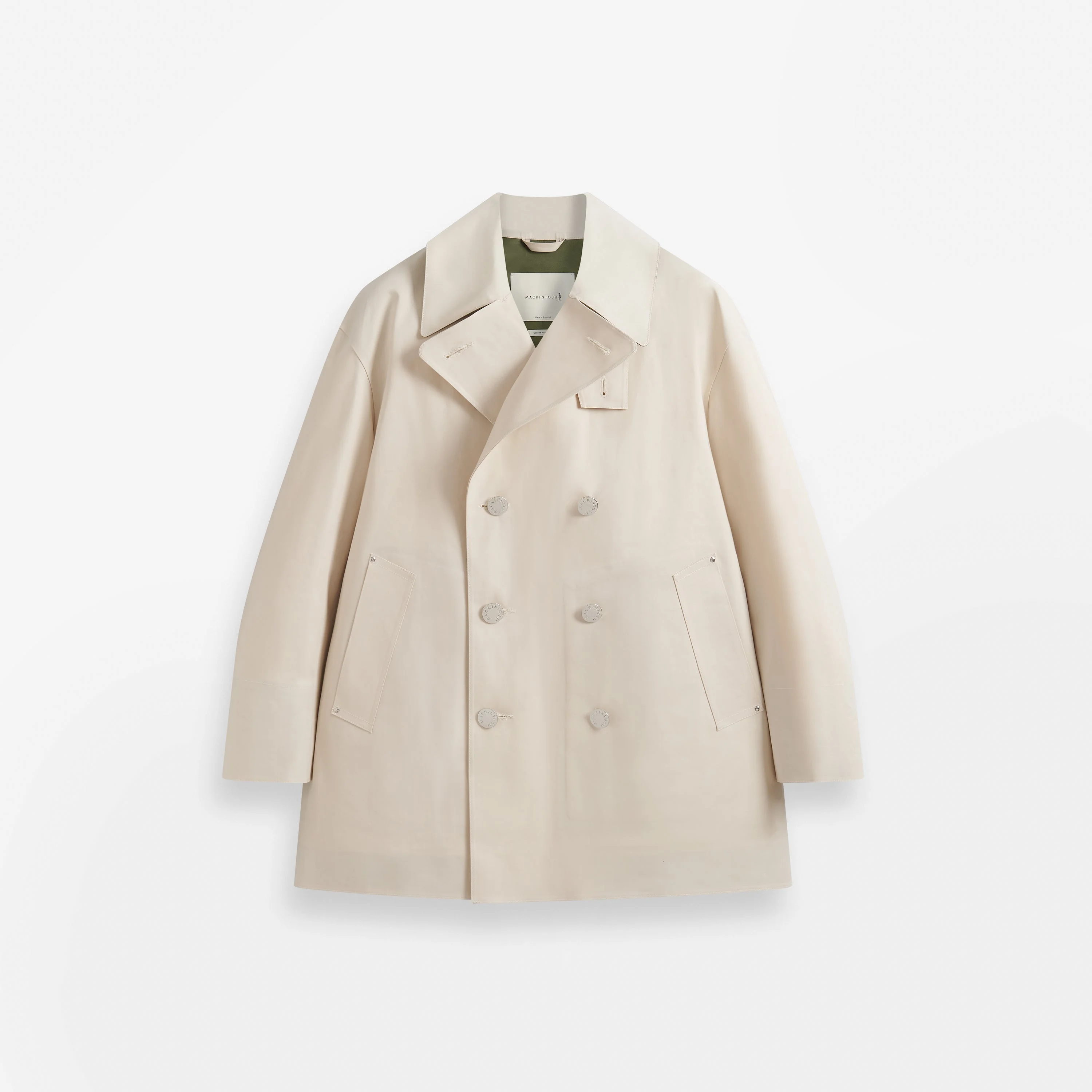 Canonbie Rubberised Double Breasted Coat - 1
