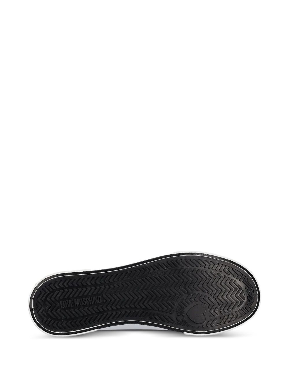 logo-patch lace-up sneakers - 4